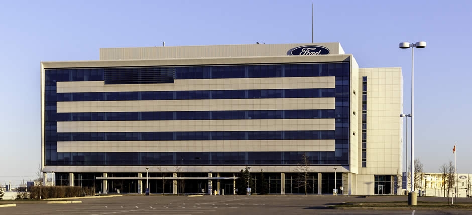 The Ford plant in Oakville, Ontario