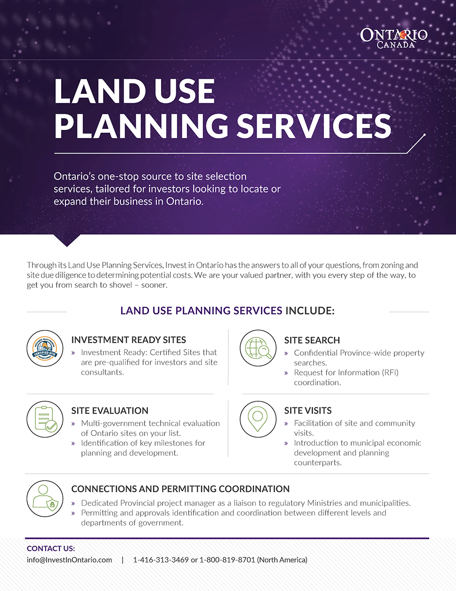 Land use planning services