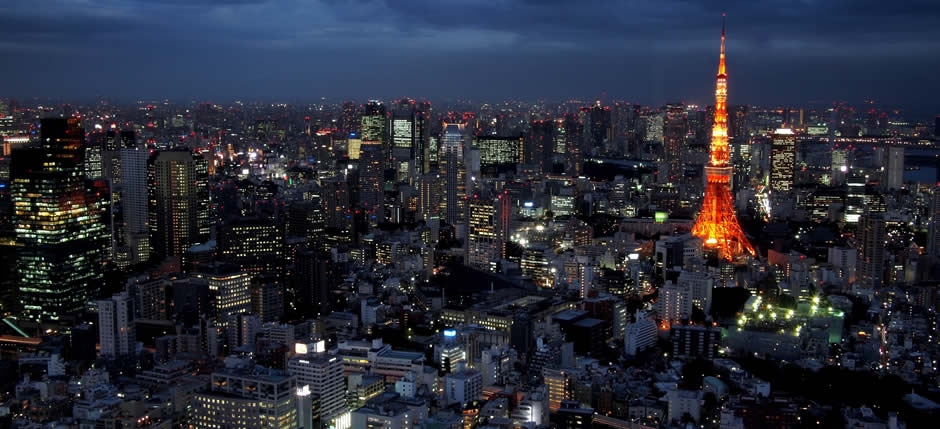 The Tokyo skyline, shot by David