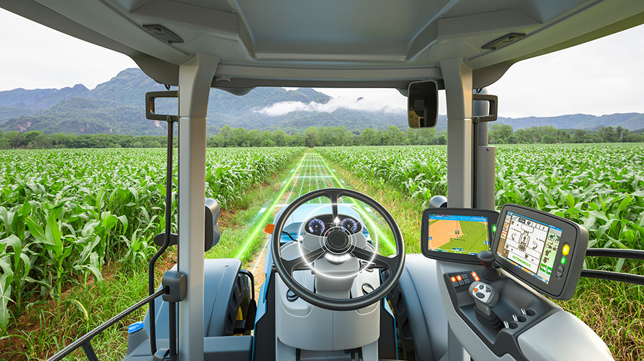 Un tracteur agricole automatisé