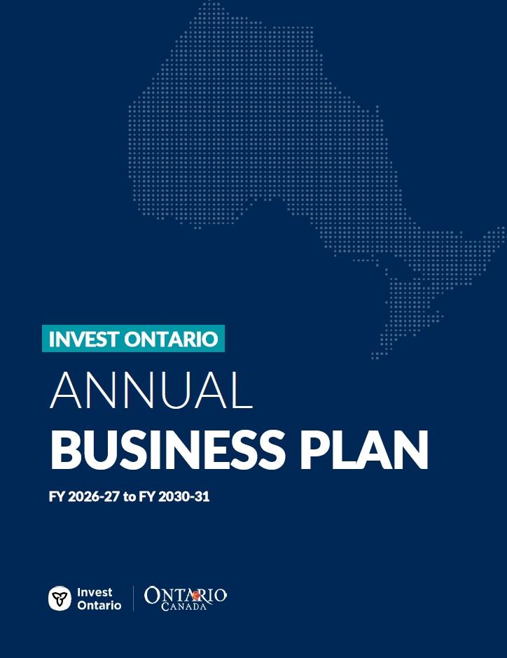 Invest Ontario Annual Business Plan FY2026-2027 to FY2030-2031