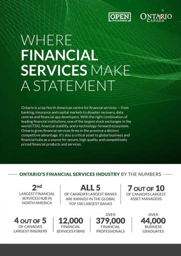 Where financial services make a statement
