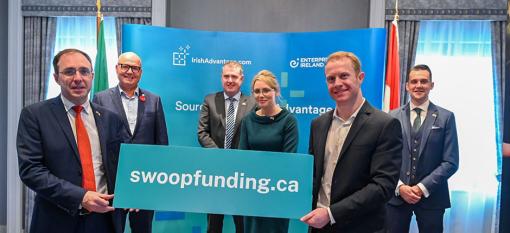 L'équipe de Swoop Funding au lancement de Toronto